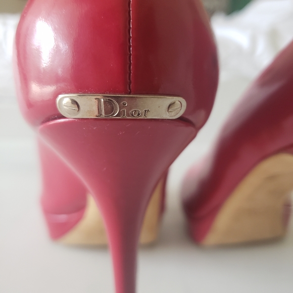 Gorgeous Dior Peep toe Pumps size 39 - Picture 4 of 8